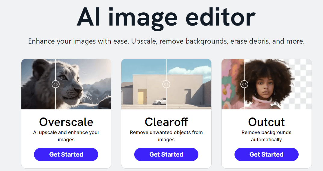Open Imagewith.AI Overscale Tool