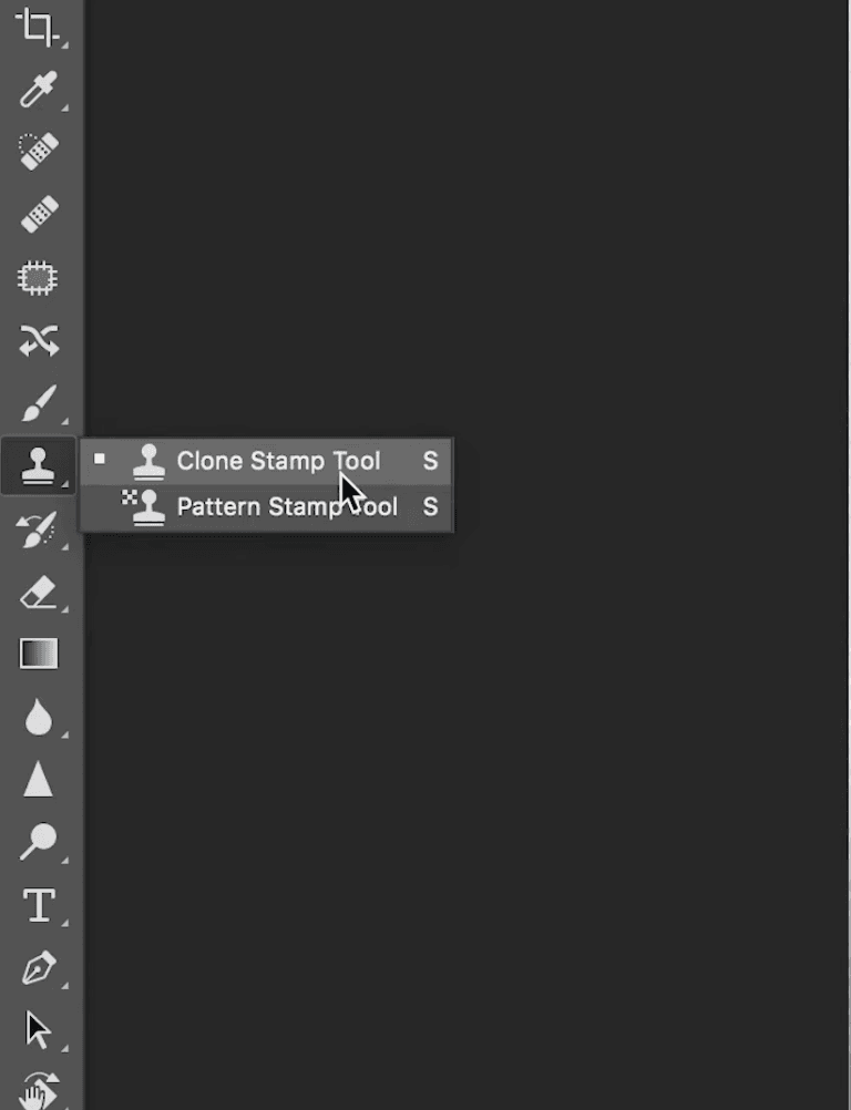 Select the Clone Stamp Tool