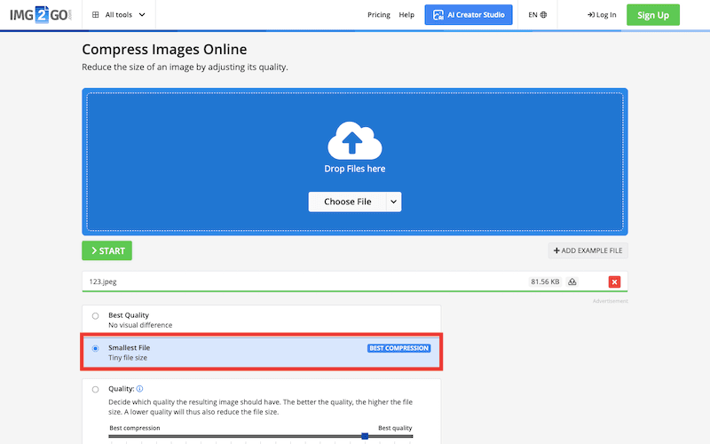 Download Compressed Image - Step 5