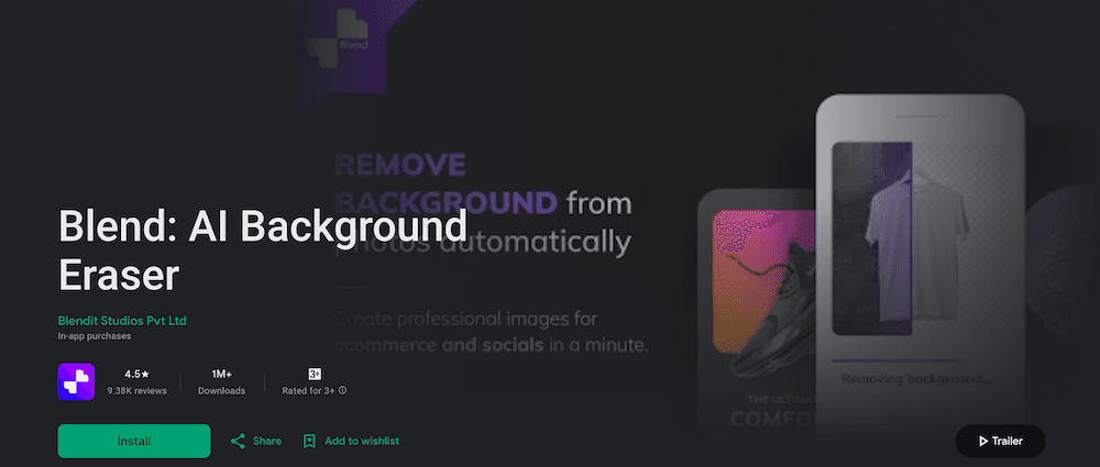 Blend - AI Product Photo Editor for Professional-Quality Images