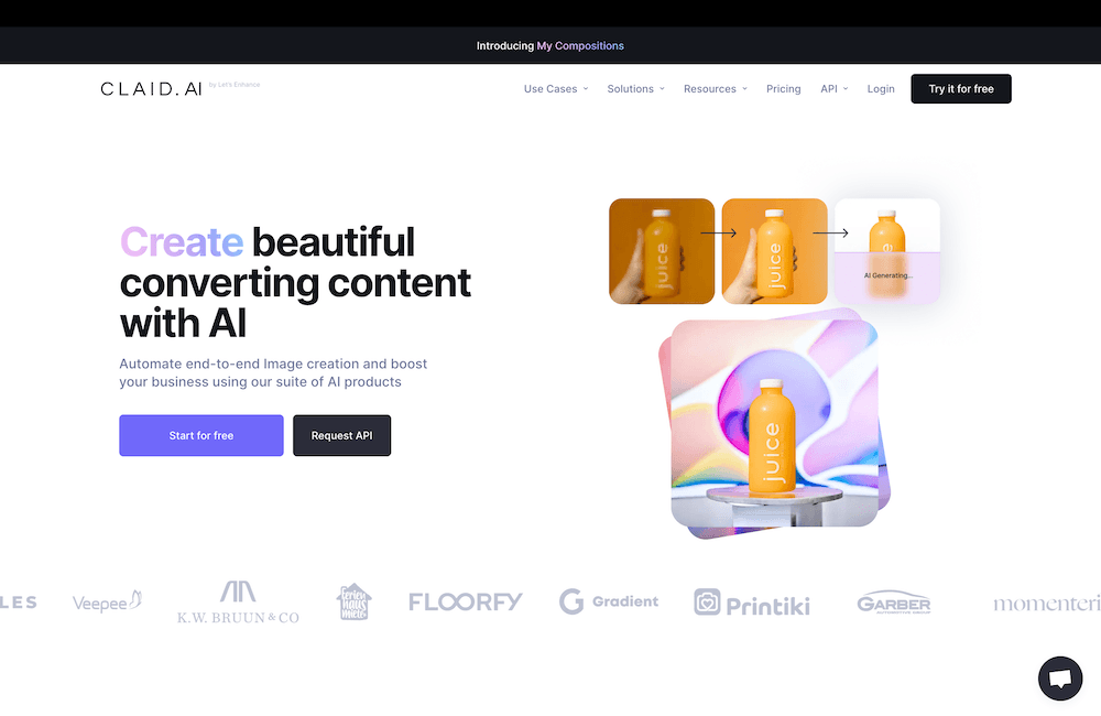 Claid.ai - AI Photo Enhancement Tool for Products and Brands