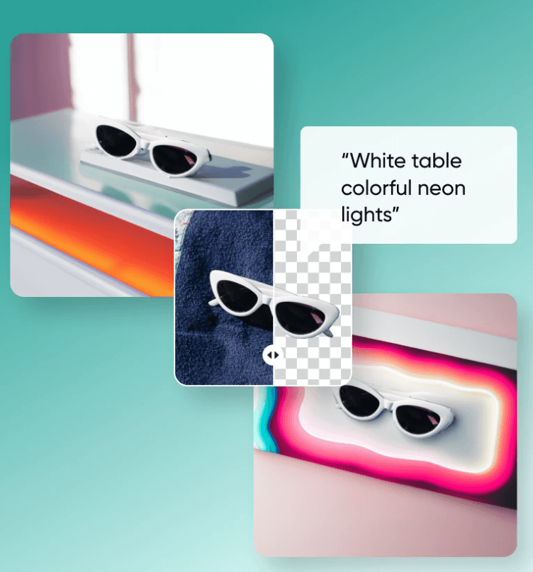 Generate the background for the sunglasses