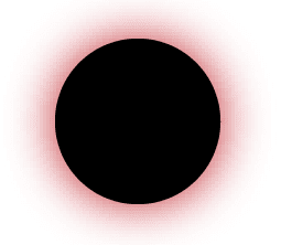Black circle with red circle