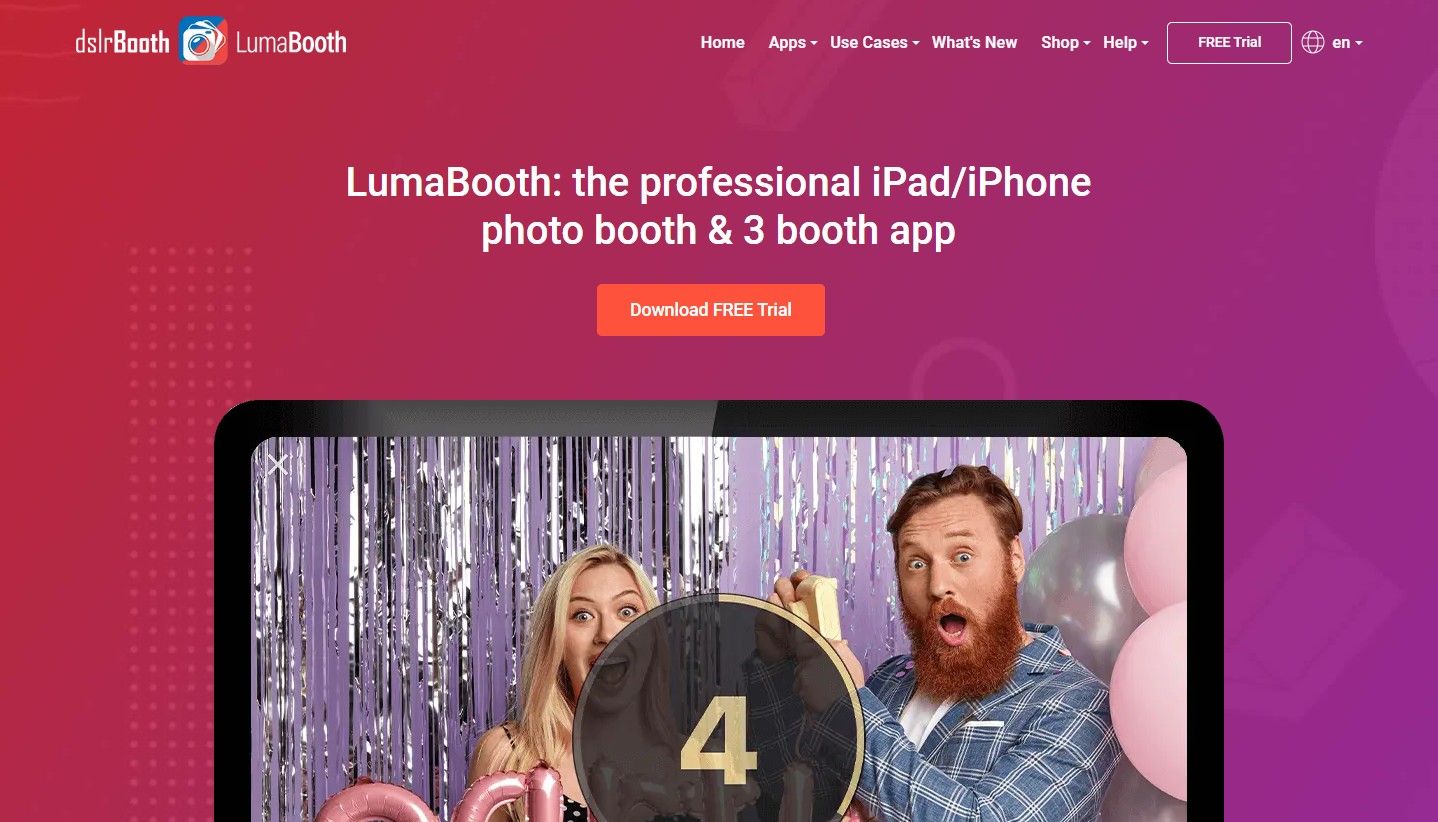 LumaBooth - Elevating Event Photography with Versatile Photo Booth App for iPad/iPhone
