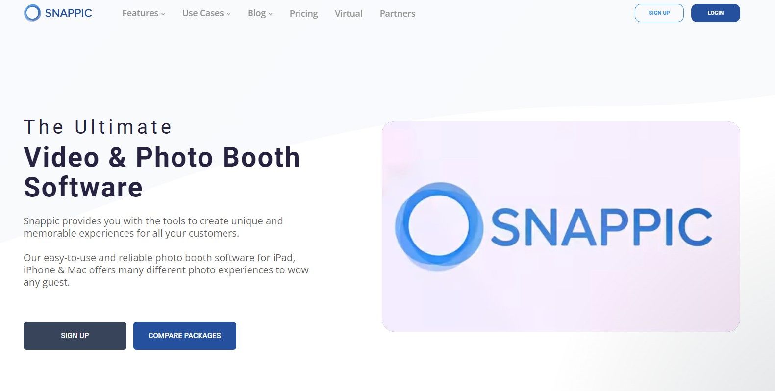 Snappic - Comprehensive Photo Booth Software with Advanced Features for iPad and iOS