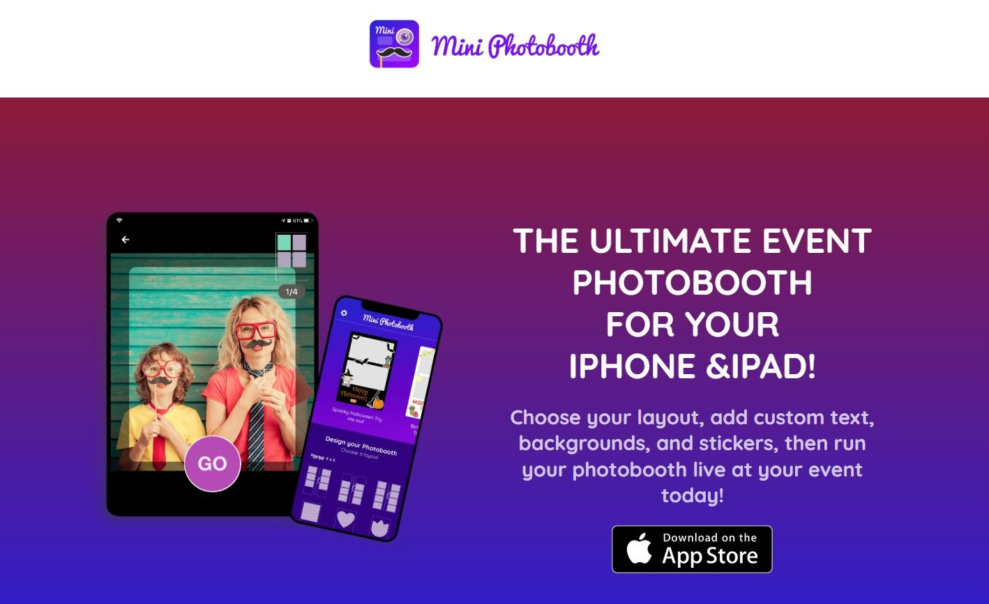 Mini Photobooth - Creative and Customizable Photo Booth Experience for iPhones and iPads