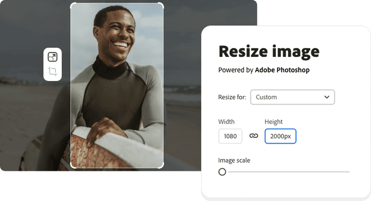 An Online Image Enlargement Tool to Resize images