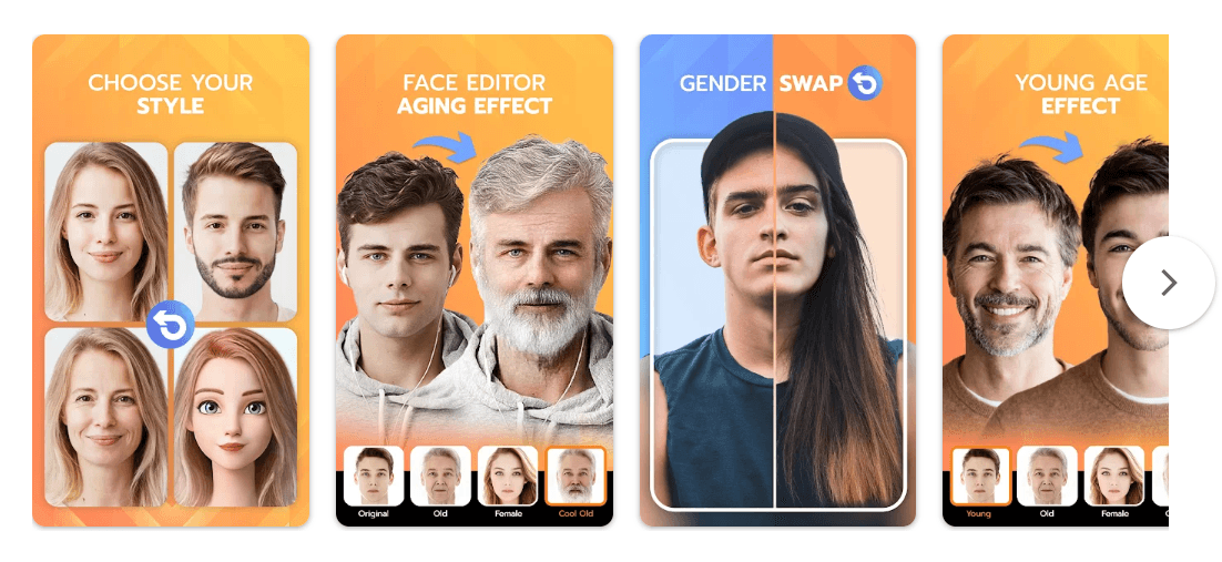 FaceLab Face Aging Gender Swap - Unique Aging Filter for Gender Swapping