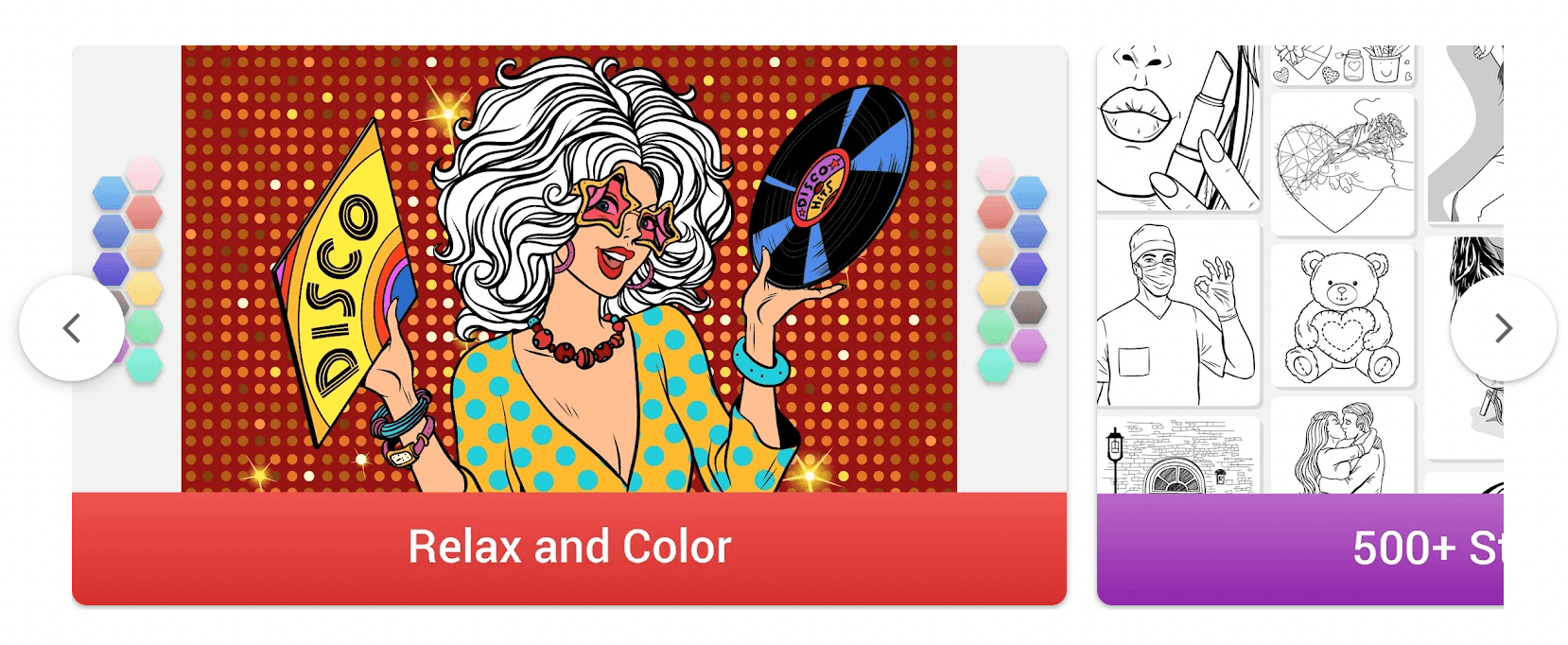 The page that shows how to turn a photo into a coloring page in ColorMe