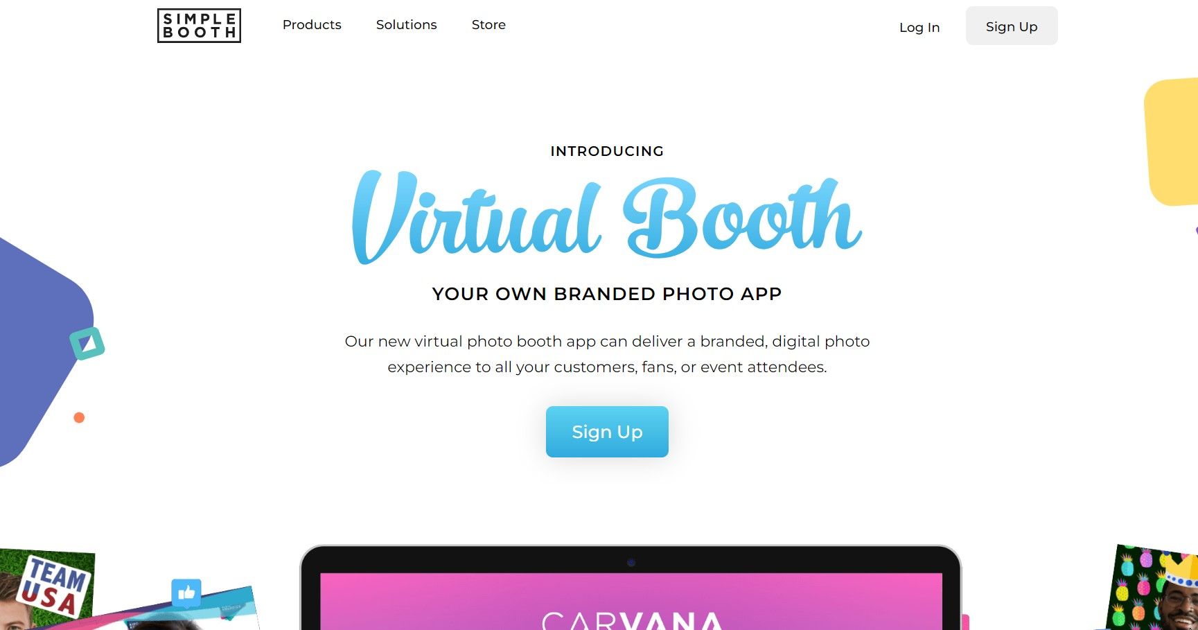Simple Booth Virtual Photo Booth - Interactive Digital Photo Experience Across Multiple Devices