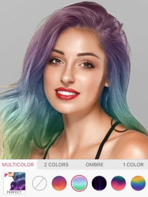 YouCam Makeup - Virtual Hair Color Try-On App