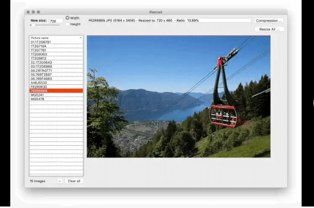 Upscalepics Alternatives - iResize for Multiple Format Image Resizing and Compression