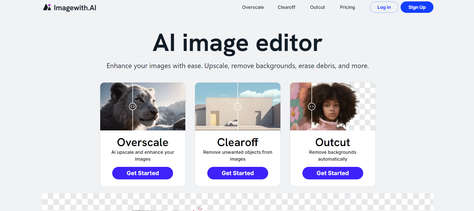Imagewith.AI - Best Canva Alternative for AI Tools and BG Removal