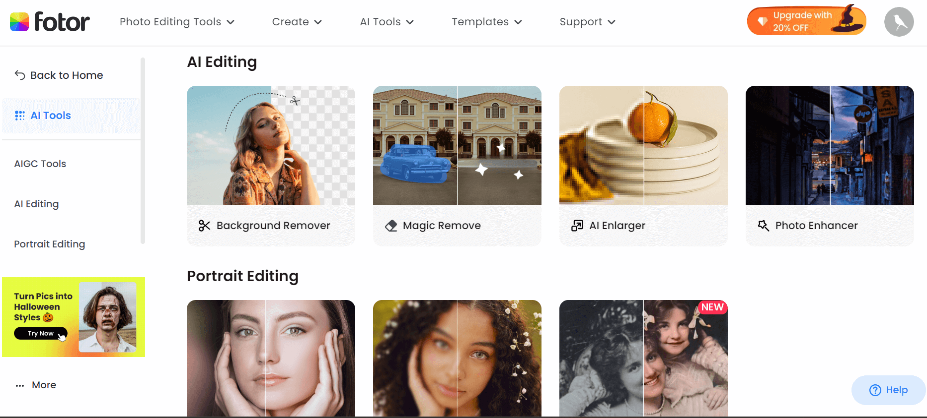 Fotor - All-in-One Photo Editor with Versatile AI Tools