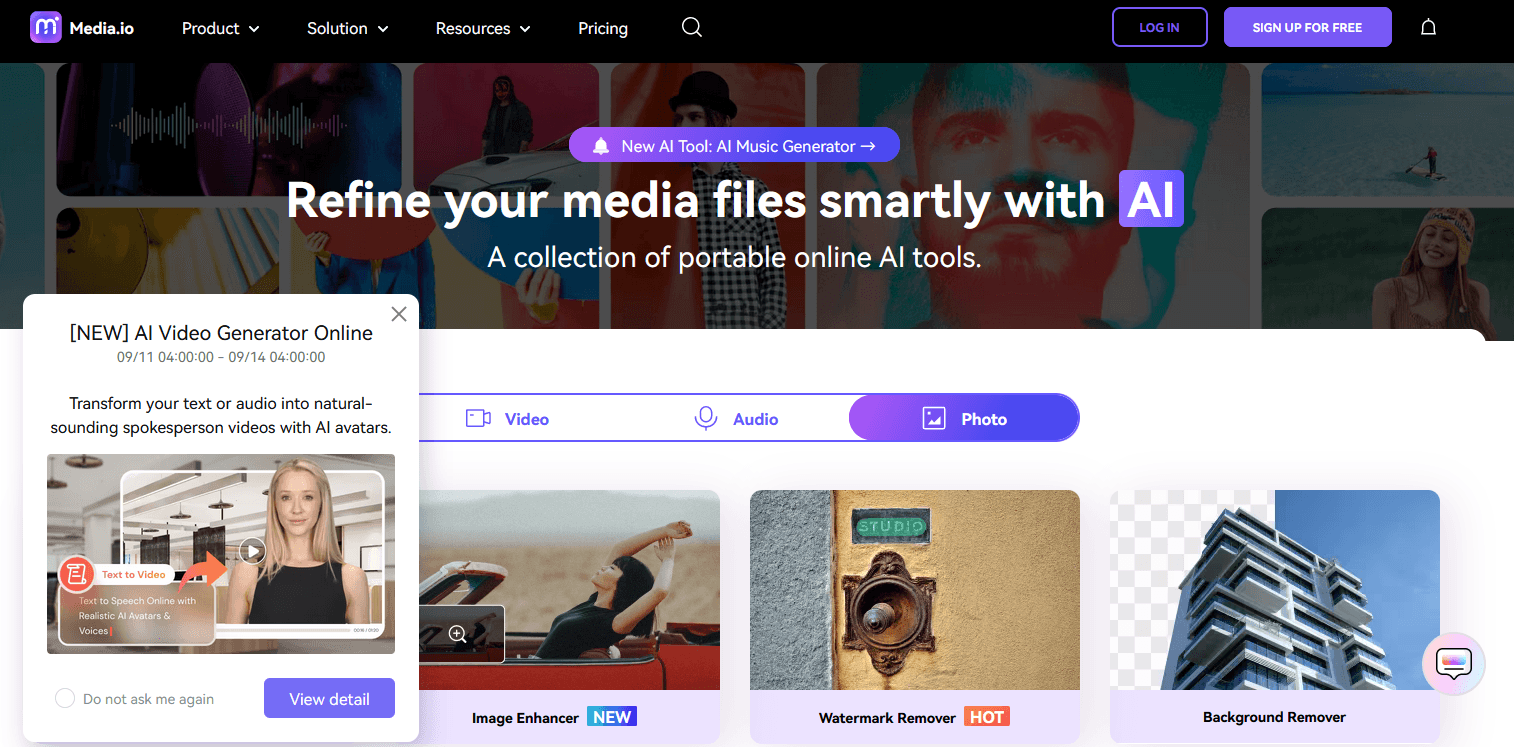  Media.io - Image Optimization and Conversion