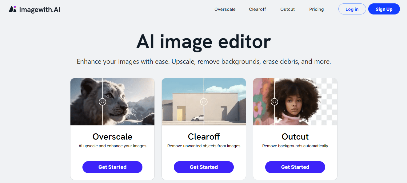 Imagewith.AI Overscale Feature - A Guide to Sharpening Images with AI Technology