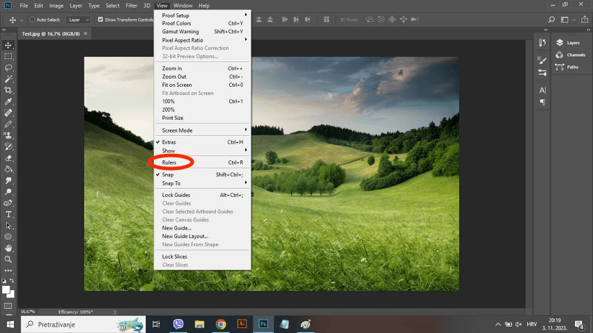 Use the Crop Tool for Crop Marks