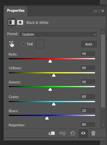 Modify the specific color by selecting the pin and dragging the sliders or moving the pin to another location