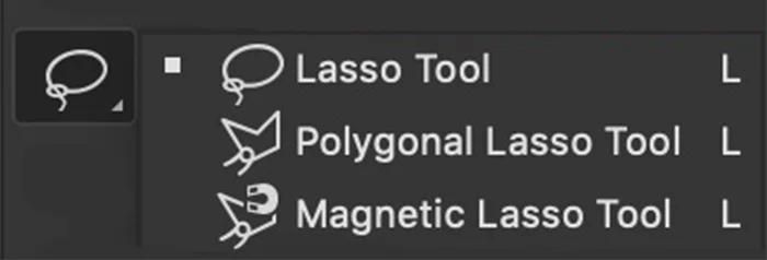 3 kinds of Lasso Tools