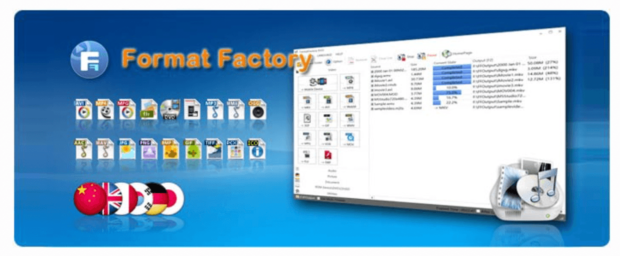  Format Factory for PC - Versatile File Conversion and Watermarking